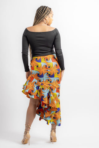 Abena African Print Skirt - River & Mara