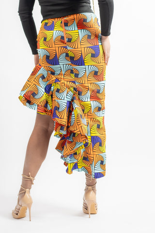 Abena African Print Skirt - River & Mara
