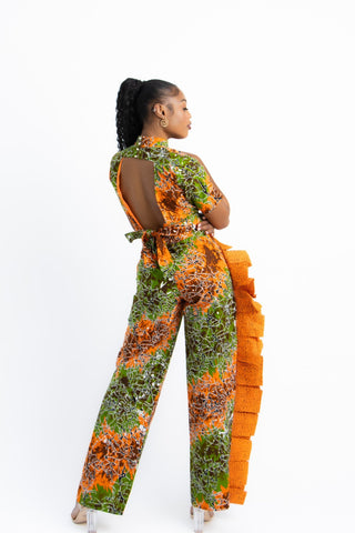 Amara African Print Trousers and Top - River & Mara