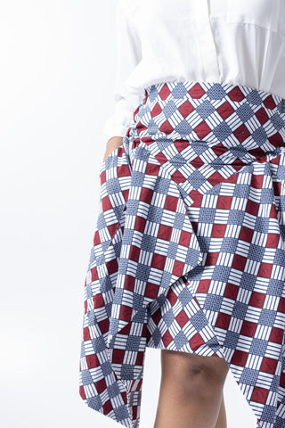 Ayomide African Print Skirt - River & Mara