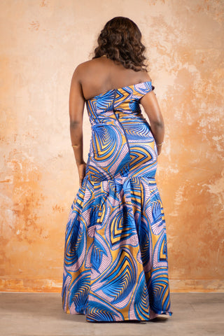 Isioma African Print Maxi Dress - River & Mara