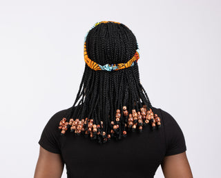 Multi - Colour Orange & Blue Headband - River & Mara