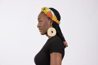 Multi - Colour Orange & Blue Headband - River & Mara