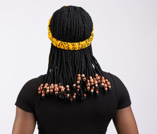Mustard Yellow Graphic Headband - River & Mara