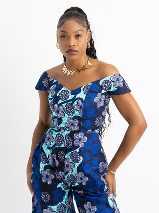 Titilayo Ankara Jumpsuit - River & Mara