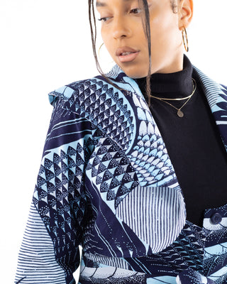 Vera African Print Coat - River & Mara