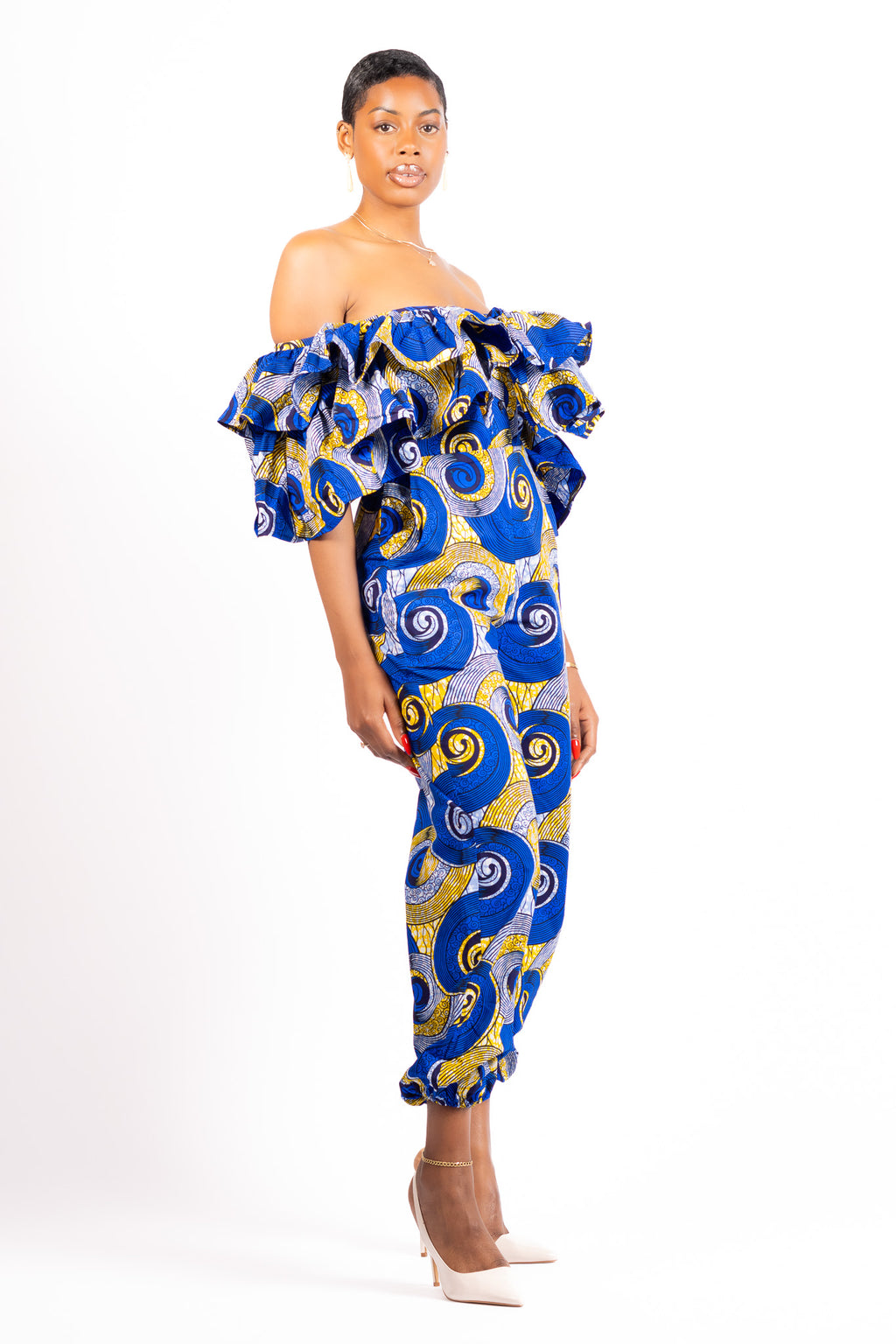 ADAOBI AFRICAN PRINT JUMPSUIT main image 1