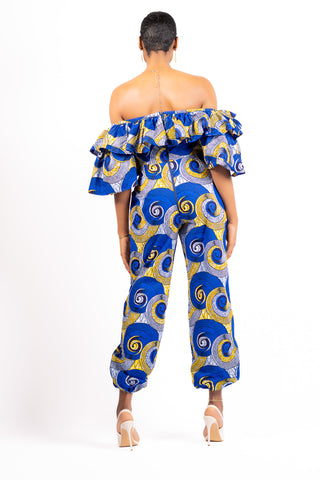 Amiri African Print Jumpsuit