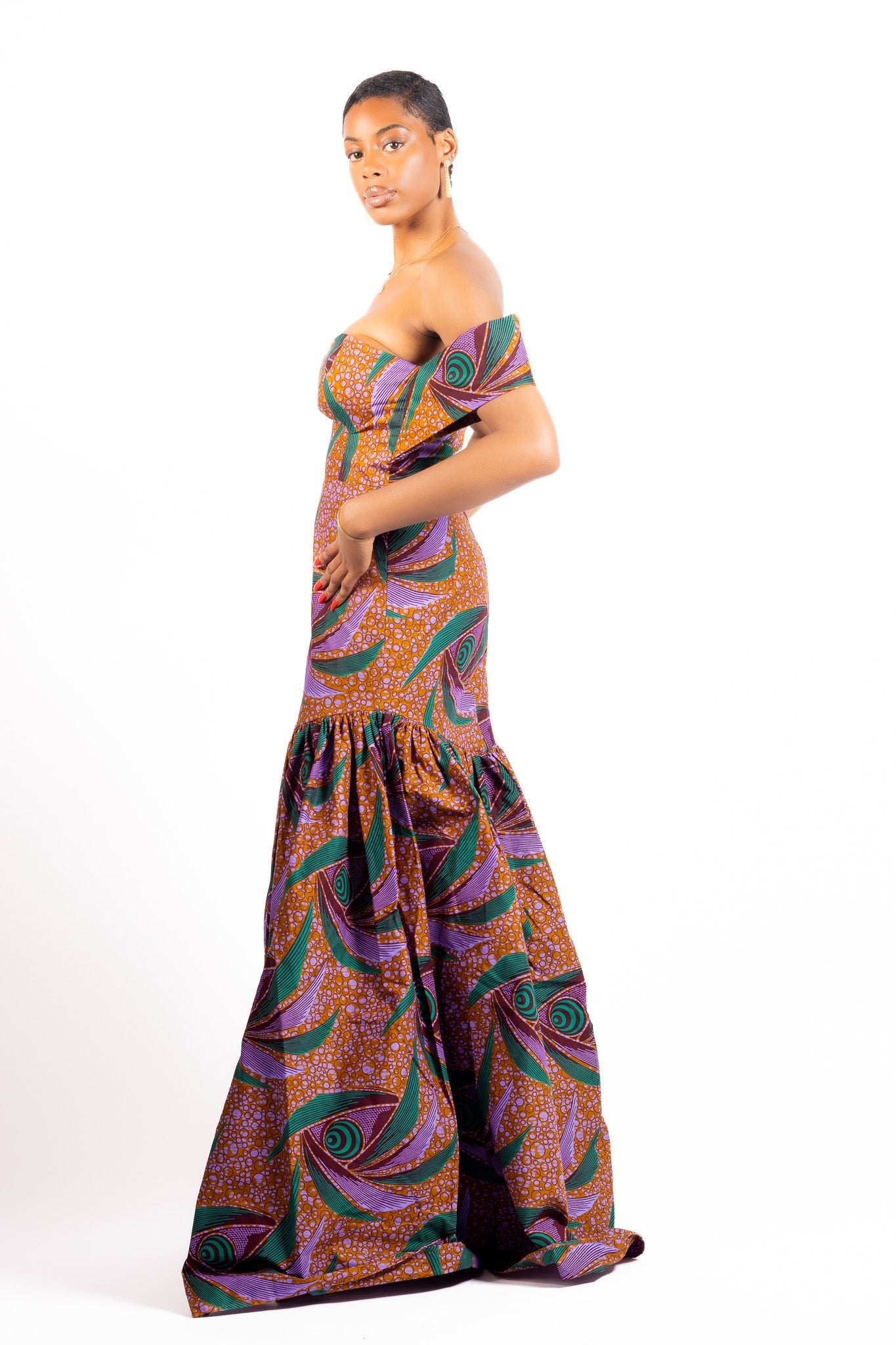 Ava African Print Maxi Dress | African Evening Dresses UK L Ava African Print Maxi Dress | African Evening Dresses UK L