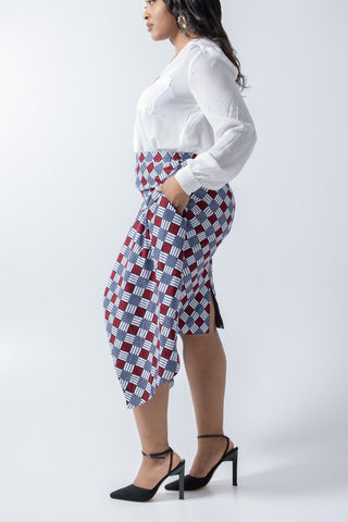 Ayomide African Print Skirt - River & Mara