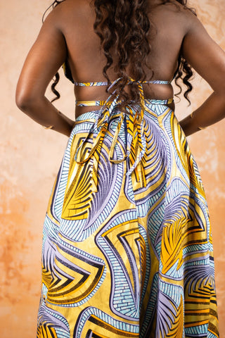 Eve African Print Maxi Dress - River & Mara