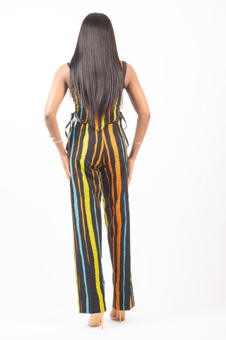 Lois Lace - Up African Print Trousers and Top - River & Mara