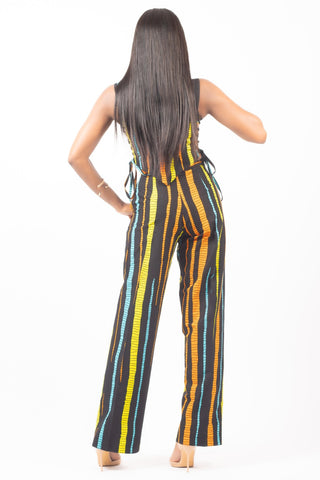 Lois Lace - Up African Print Trousers and Top - River & Mara