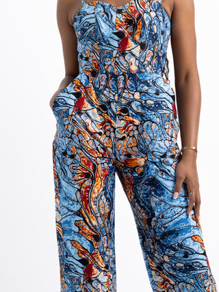 Omolara Ankara Jumpsuit - River & Mara