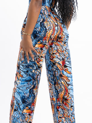 Omolara Ankara Jumpsuit - River & Mara