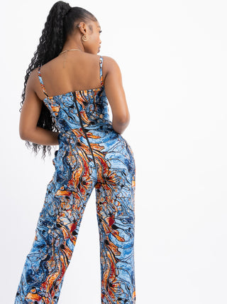 Omolara Ankara Jumpsuit - River & Mara