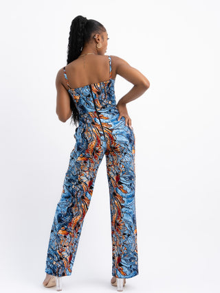 Omolara Ankara Jumpsuit - River & Mara