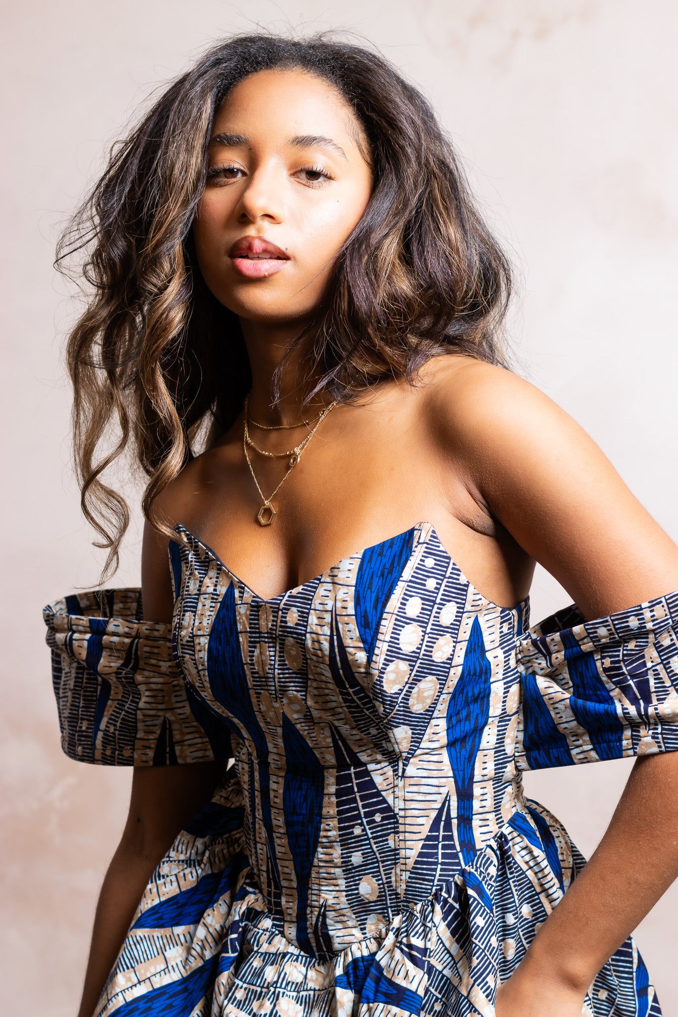 African print corset dress – Moafricancloset